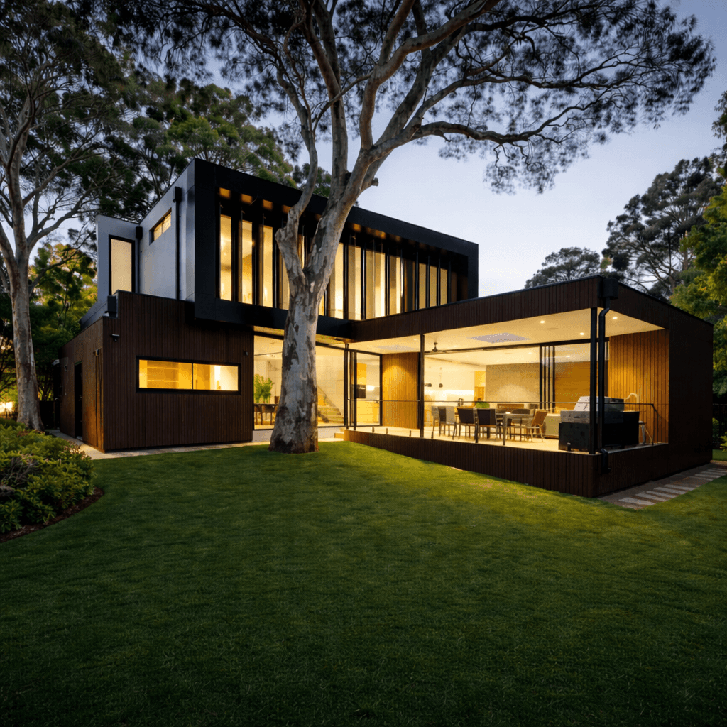 Luxury modern architectural home
